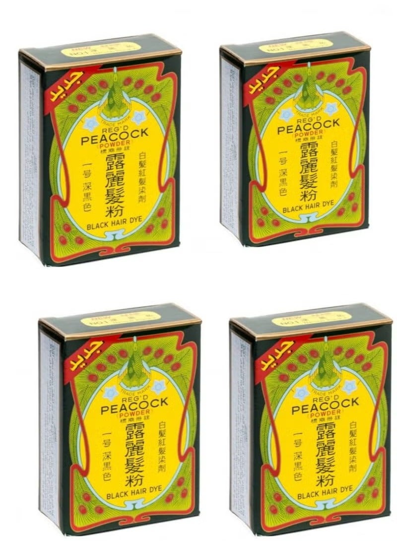 بيكوك صبغة الطاووس 4 قطع