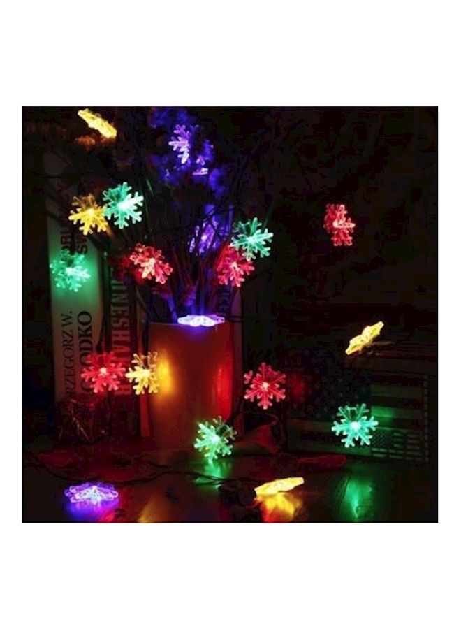 نيبمينينت شريط مصابيح LED بتصميم قطع الثلج ومكون من 40 مصباحاً متعدد الألوان 6متر - Image 2