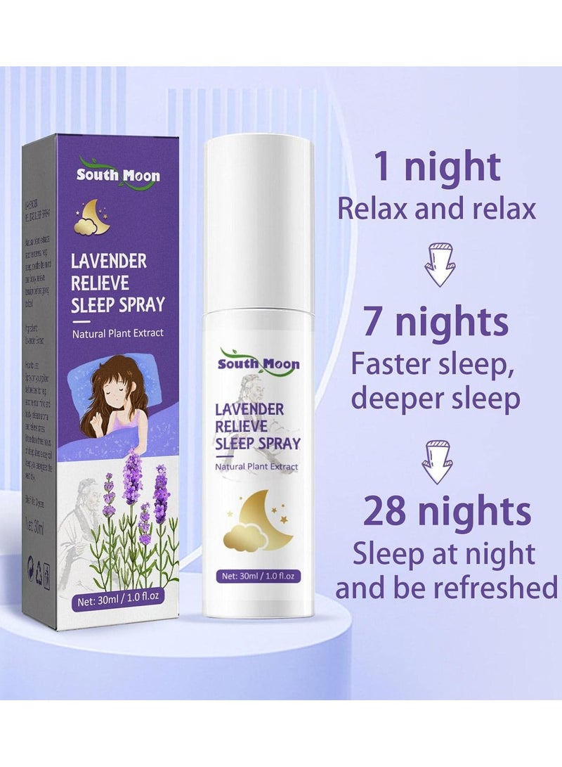 SOUTH MOON Pillow Sleep Spray Mist For Deep Sleep Stress & Anxiety Relief Lavender 60ml  - Image 3
