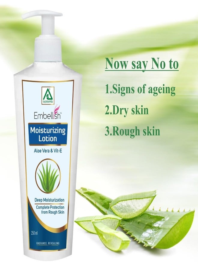 Aplomb Moisturizing Body Lotion with Aloe Vera | for Instant Hydration in Summers | Smooth and Healthy Looking Skin | for Men & Women | For All Skin types (250 ML) - Image 4
