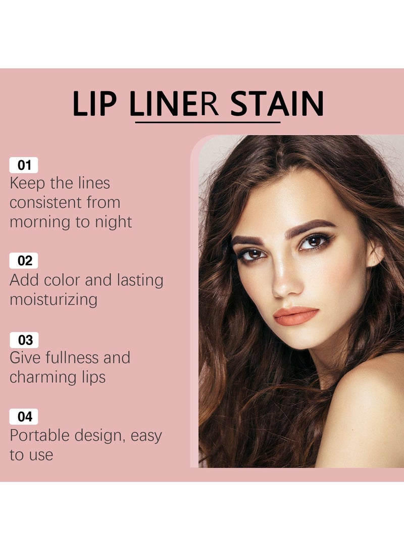 EELHOE Peel Off Lip Gloss, Waterproof Matte Lip Gloss, Peel Off Lipstick Anti-Fade, High Pigment Lip Gloss (Cocoa) - Image 3