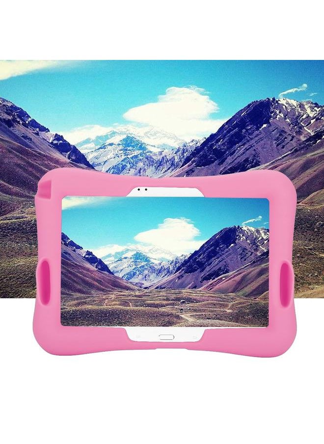 Thoraya Drop-proof Tablet Shell Sound Amplification Silicone Case with Bracket for 10.1in Samsung -Pink  - Image 2