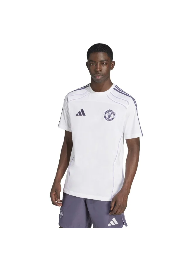 adidas Mufc Ubp Tee White Football T-Shirts For Men XS