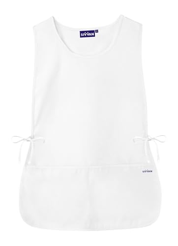 Sivvan Unisex Apron - Cobbler Apron - S8700 - White - X - Image 1