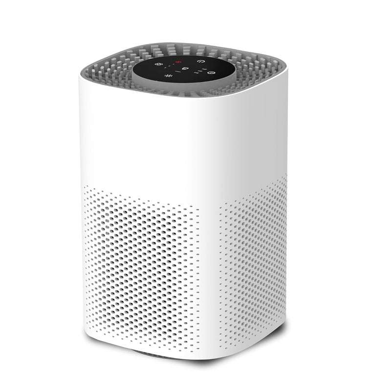 NexLev Air Purifier upto 220 Sq ft True HEPA 13 CarbonAroma SpongeRemoves 9999 Dust Pollen Smoke Odor Allergens24 db low noiseChild Lock Auto Timer 3 Layer Filter360 Air Sweep AP220 - Image 1