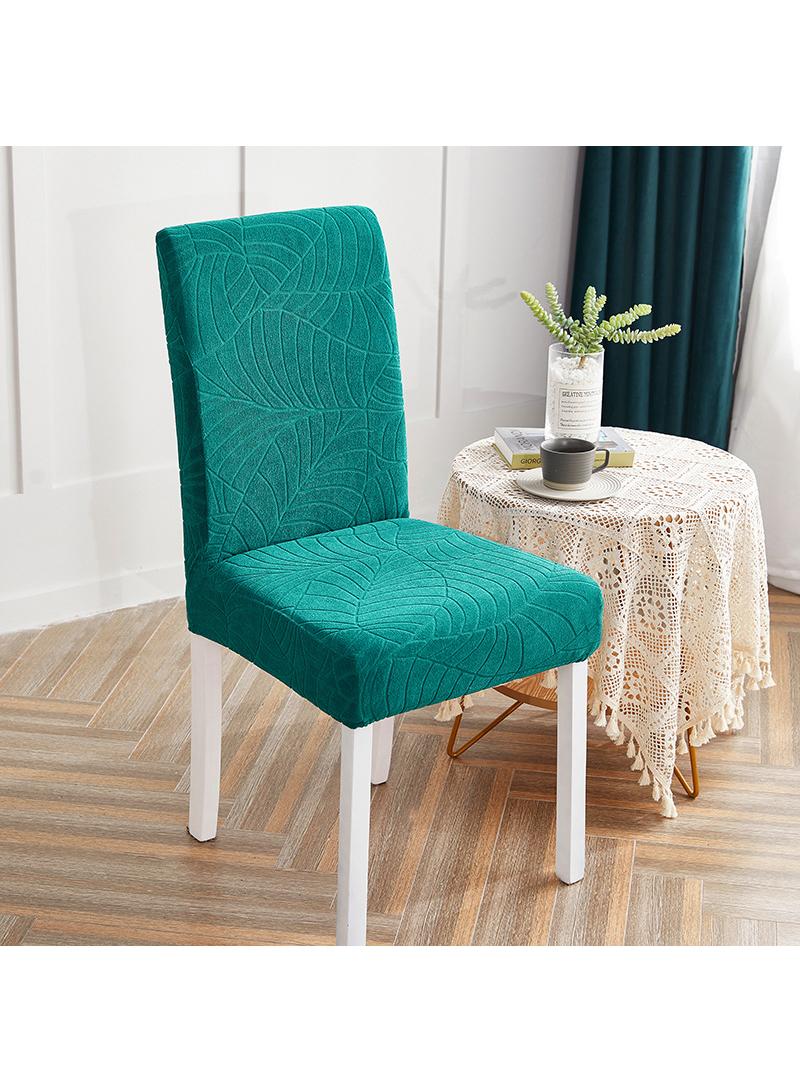 Y&D Chair Covers for Dining Room  Solid Stretch Covers Washable Kitchen Slip Jacquard Parson   Chairs Seat Slipcover - Image 1