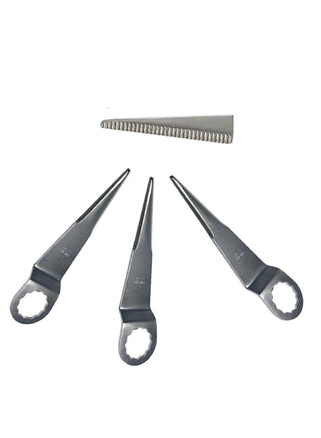WILIN Cold Knife Blade 90mm 3.55" Air Windshield Cutting Blades With Teeth for Pneumatic Air Windshield Remover Oscillating Cut-Out Tools Parts Car Doors Window Seal Cutter Knife 3PCS - Image 1