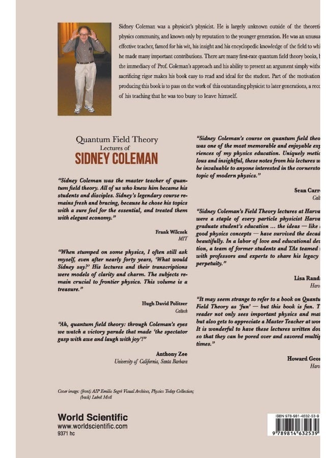 Lectures Of Sidney Coleman On Quantum Field Theory: Foreword By David Kaiser - Image 2