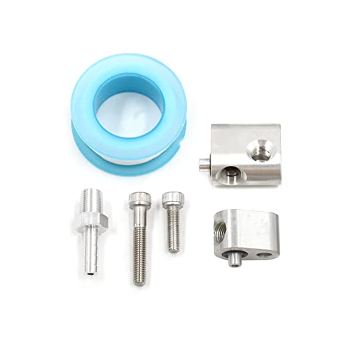 WnSEu MSCRP LS Cylinder Head Coolant Steam Port Crossover Body Bypass Hose Kit Compatible with All GM LS Series LS1 LSX LM7 LR4 LQ4 LS6 L59 LQ9 LM4 L33 Engines - Image 5