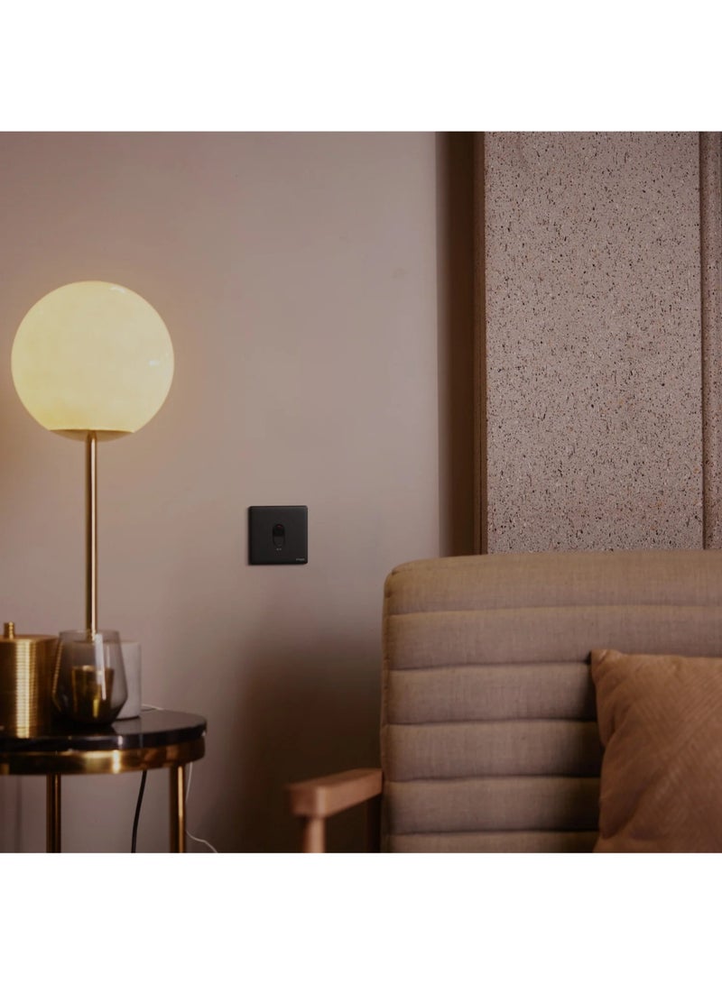 Schneider Electric Unica X 50A 2-Pole Switch - Jet Black - Image 5