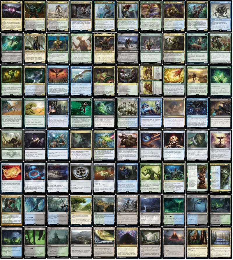 MTG Decks & More Elite Commander MillPump Deck The Wise Mothman Sultai Green Blue Black EDH cEDH 100 Card Custom MTG Deck Very Strong - Image 3