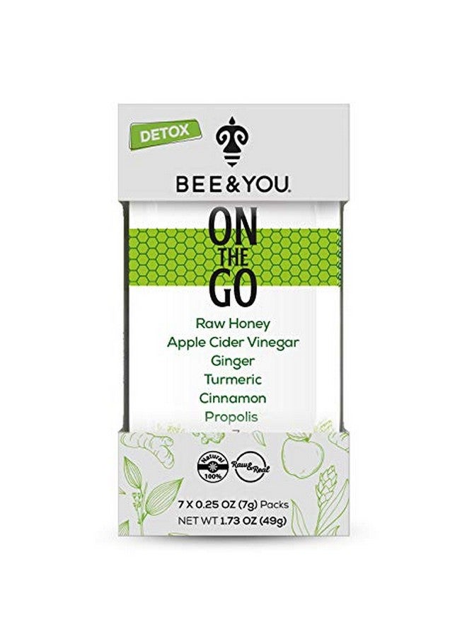 BEE & YOU Bee and You On The Go, Immune Support Supplement, Raw Honey, Propolis Extract, Apple Cider Vinegar, Ginger, Turmeric, Cinnamon, Superfood, Great Tasting, for Kids and Adults, 7 Pack - Image 1