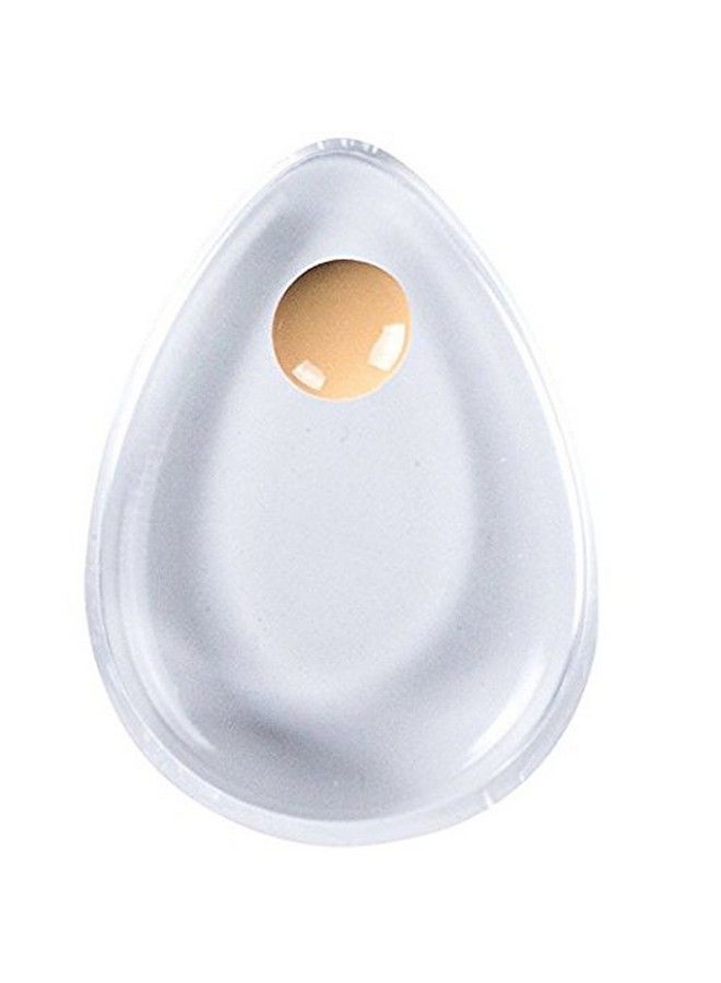 Jenna Silicone Makeup Sponge Transparent Drop White - Image 3