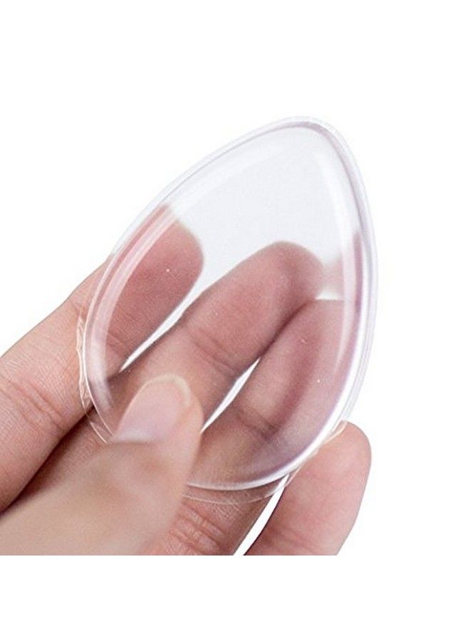 Jenna Silicone Makeup Sponge Transparent Drop White - Image 4
