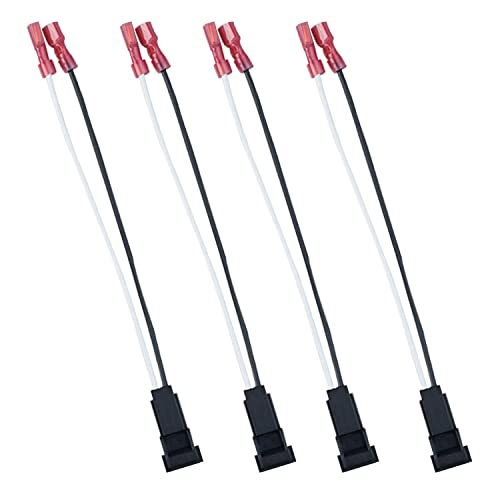 VKVXCLON 72-4568 Speaker Adapter Wiring Harness Replacement for General Motor Vehicles GMC Buick Cadillac Chevy Silverado Sierra Suburban Yukon Cobalt Colorado Front Rear Door Speaker Connector (4Pcs) - Image 1