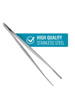 Mabis MABIS Surgical Tweezers and Dressing Forceps, 5.5 inches long, Serrated, Stainless Steel  - Image 4