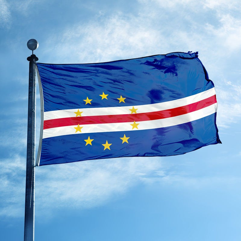 Cape Verde Flag 120x180cm National Flag Indoor Outdoor Hanging Decoration Anti Fading Single Seam Edge Brass Buttonhole - Image 2