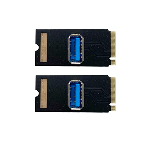 Thsion NGFF M.2 to USB Adapter M.2 to PCI-e Converter Connector Add Motherboard GPU, 2-Pack - Image 1