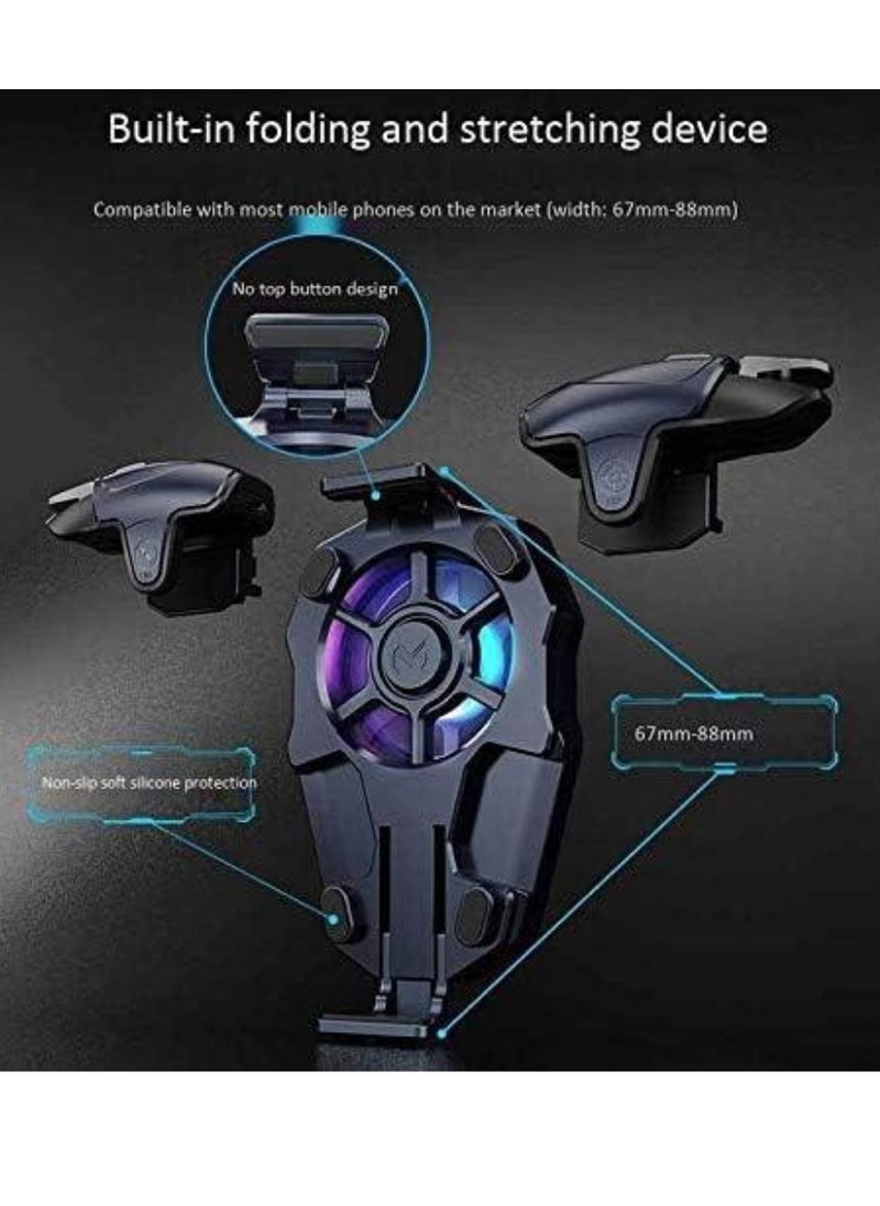ELTRAZONE PUBG Mobile Controller Phone Fan Cooler Gamepad – L1R1 Trigger Joystick Control for iOS/Android, Enhanced Gaming Performance, Cooling Function for Extended Playtime  - Image 4