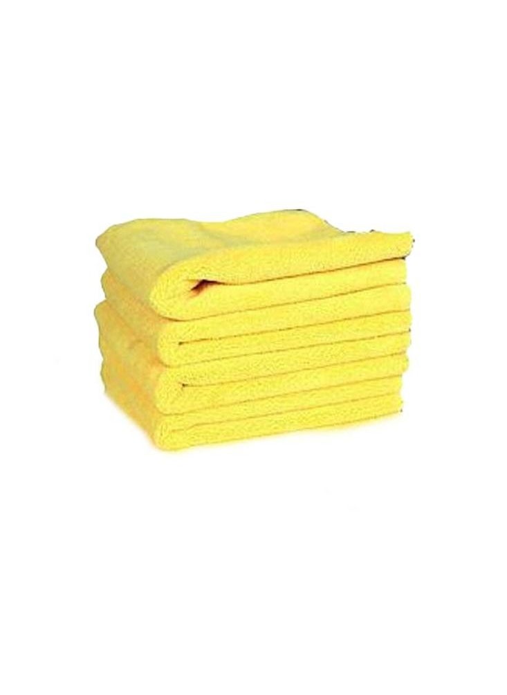 Royal Home - Microfiber Towels 30 x 60 cm 4 Pieces Yellow - Image 1