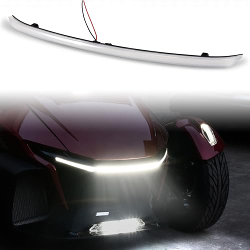 SAUTVS LED Center Accent Light Kit for Can-Am Spyder RT, Front LED Auxiliary Driving Light Daytime Running Light DRL for Can Am Spyder RT 2020-2025 Accessories - Image 1