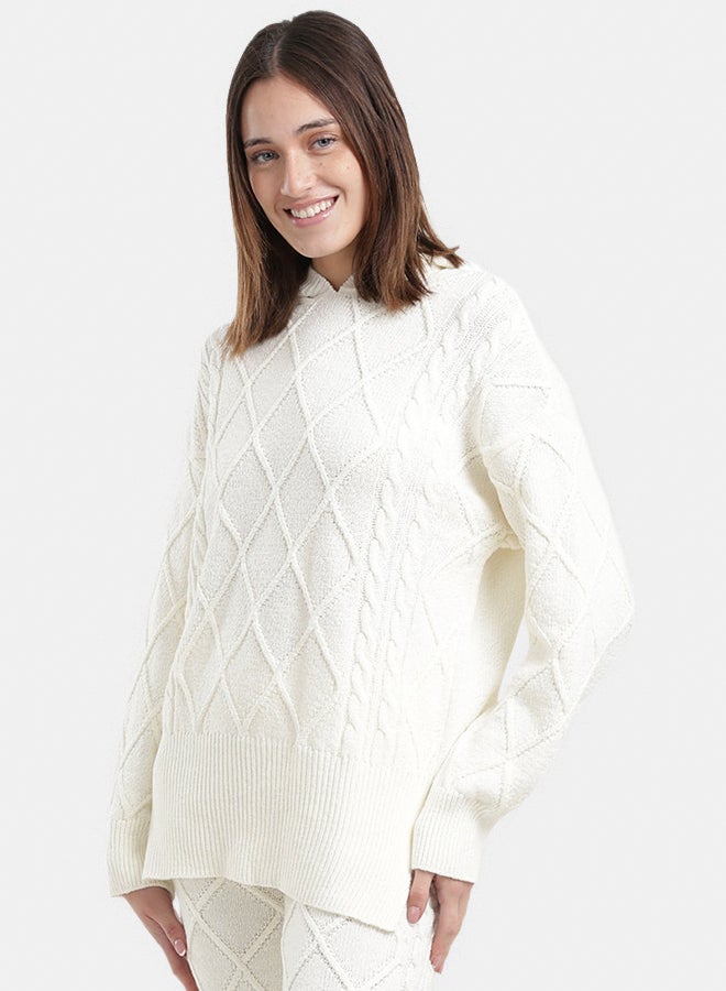 Carina Cable Knit Lounge Pullover - Image 3
