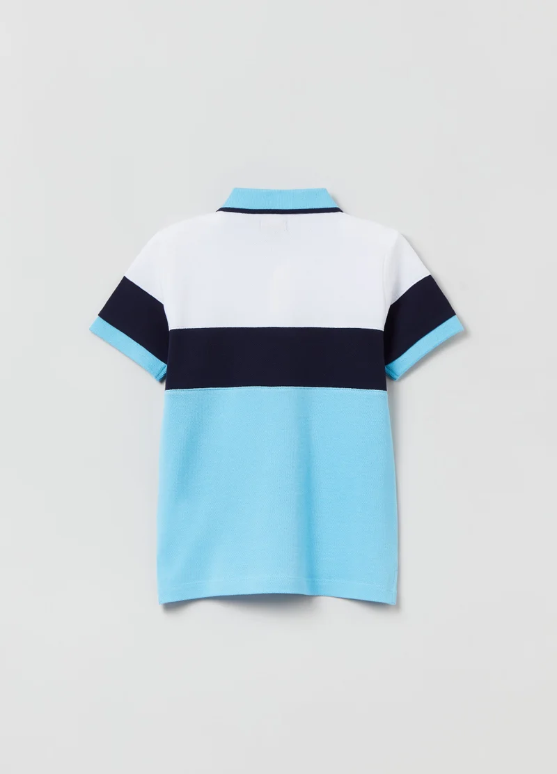 Ovs OVS Boys Contrast Stripe Polo Shirt