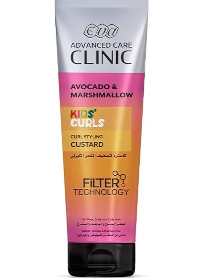 Eva Eva Advanced Care Clinic Kids’ Curls Curl Styling Custard Avocado Marshmallow 230 Ml