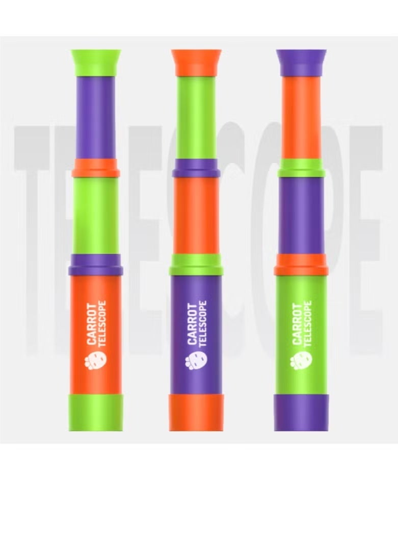 Plastic mini portable telescope toy, adjustable monocular telescope party supplies toy, children's educational puzzle toy - Image 4