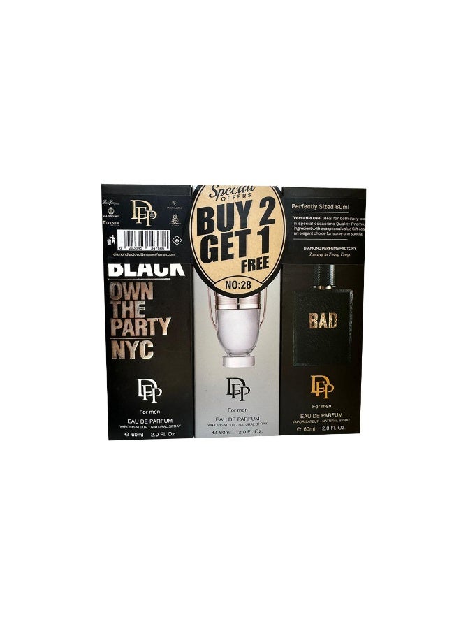 Diamond special offer nyc  black buy 2 get 1 free - Image 1