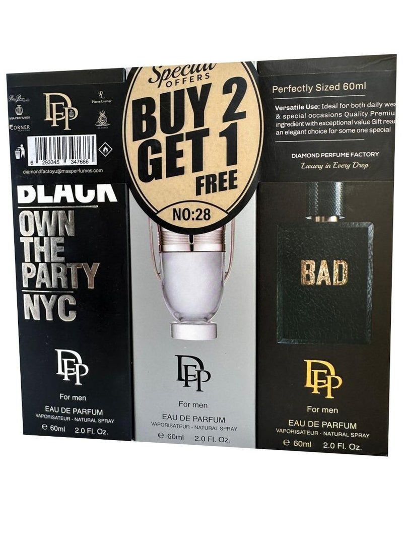 Diamond special offer nyc  black buy 2 get 1 free - Image 3