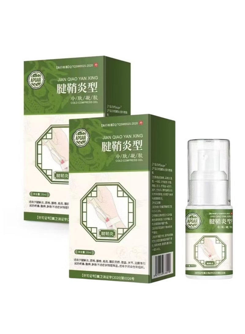 2 Pack Tenosynovitis Spray, Relieve Wrist and Finger Joint Pain, Natural Plant Extract 30ml*2