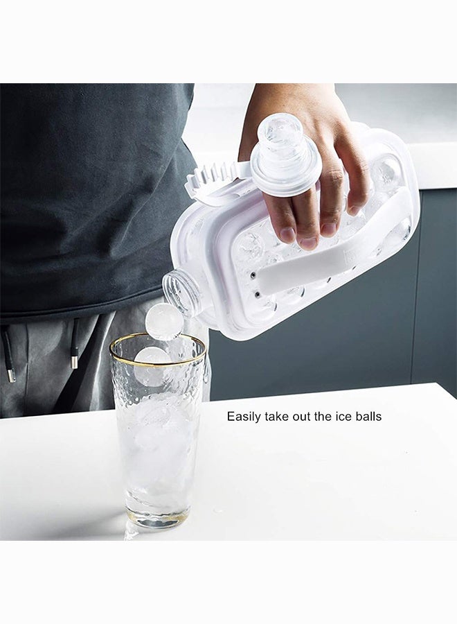 بيلانو غلاية صانعة كرات الثلج 2 في 1 - قالب مكعبات الثلج المحمول وزجاجة ماء للمشروبات والكوكتيلات والحفلات الخارجية - Image 5