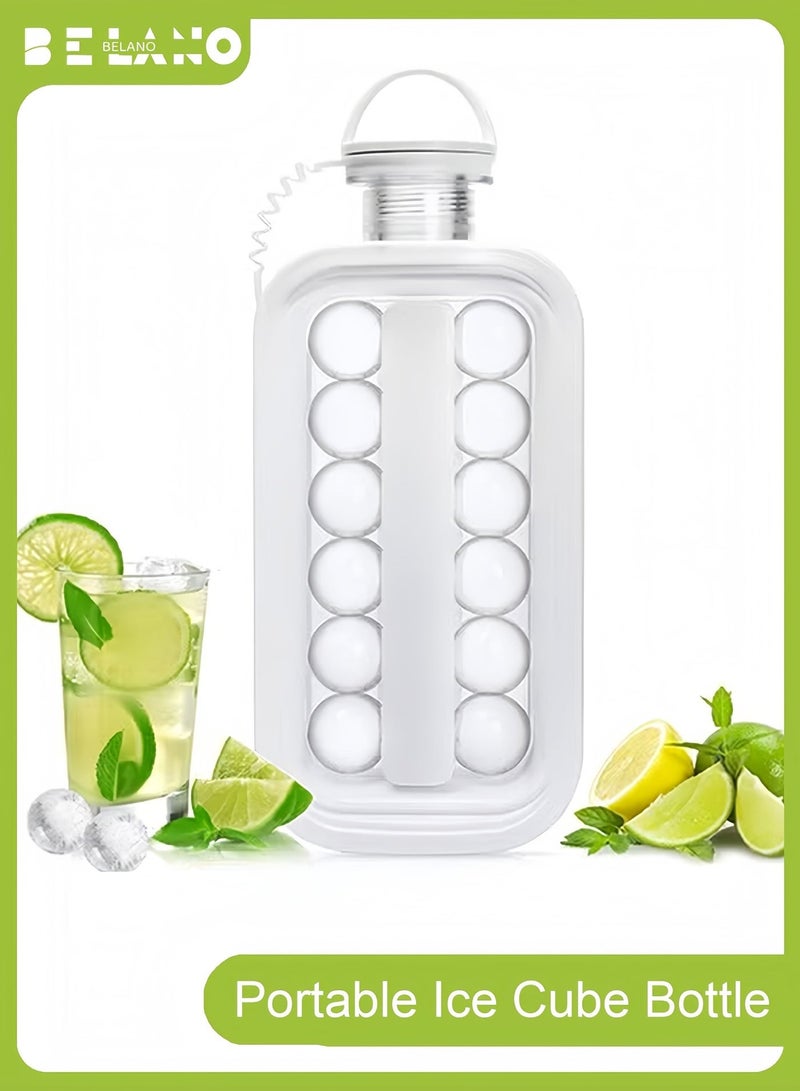 BELANO 2-in-1 Ice Ball Maker Kettle - Portable Ice Cube Tray & Water Bottle for Drinks, Cocktails, Outdoor Parties - Image 1