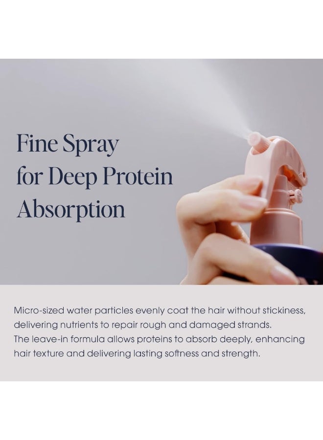 UNOVE No-Wash Water Ampoule Treatment 200ml/6.76fl.oz | Nourishing Hair Treatment Spray for Dry, Frizzy, Damaged Hair | Quick Frizz Control | Softness & Hydration - Image 5
