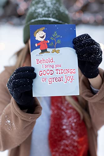 DaySpring - Peanuts Christmas - Good Tidings of Great Joy - 18 Christmas Boxed Cards & Envelopes, KJV - Image 2