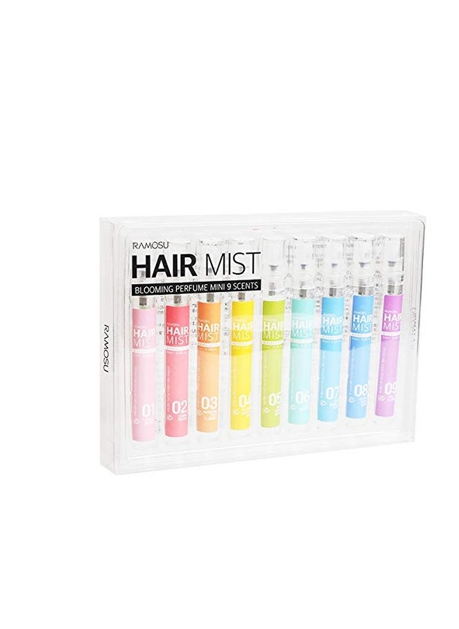 RAMOSU [RAMOSU] Hair Mist Blooming Perfume Mini 9 Scents | 9.5ml * 9ea  - Image 1