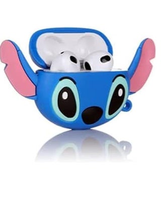 AirPods 3 Case Soft Silicone Shockproof Cover for Apple Airpods 3rd, New 3D Cute Cartoon Creative Fun Case Skin with Keychain Design for Air pods 3rd Charging Case (Stitch Blue) - pzsku/ZA5C4EB24018F08664885Z/45/1742344499/607e09cb-f365-4fe2-880f-8f10501a0045