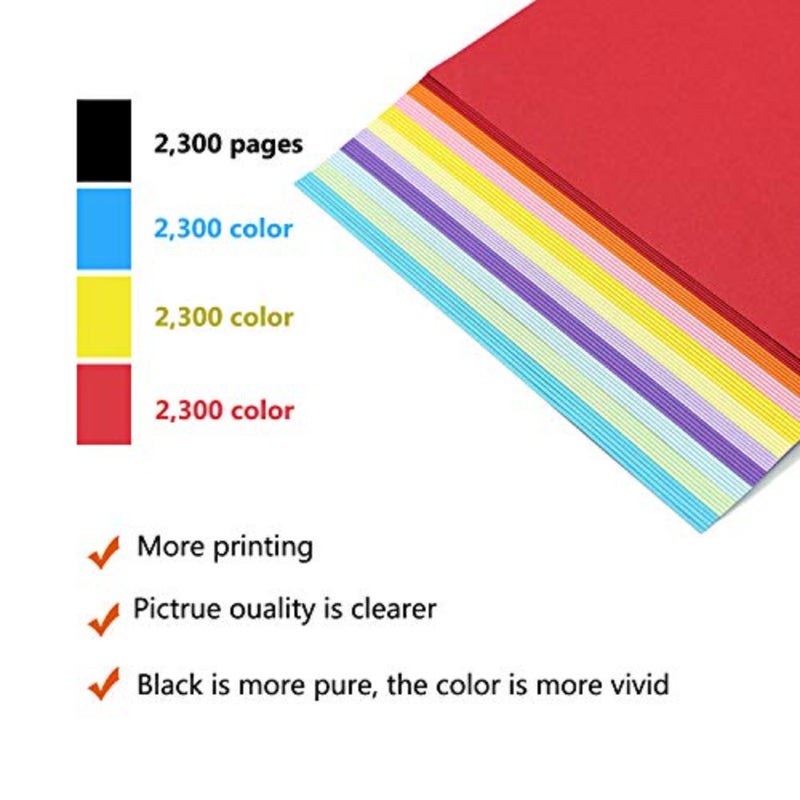خرطوشة حبر بديلة لـ HP 410A CF410A CF411A CF412A CF413A متوافقة مع HP Color LaserJet Pro MFP M452dn/dw/nw M477fdw/fnw/fdn/M377dw عالية الإنتاجية، جودة ممتازة - Image 3