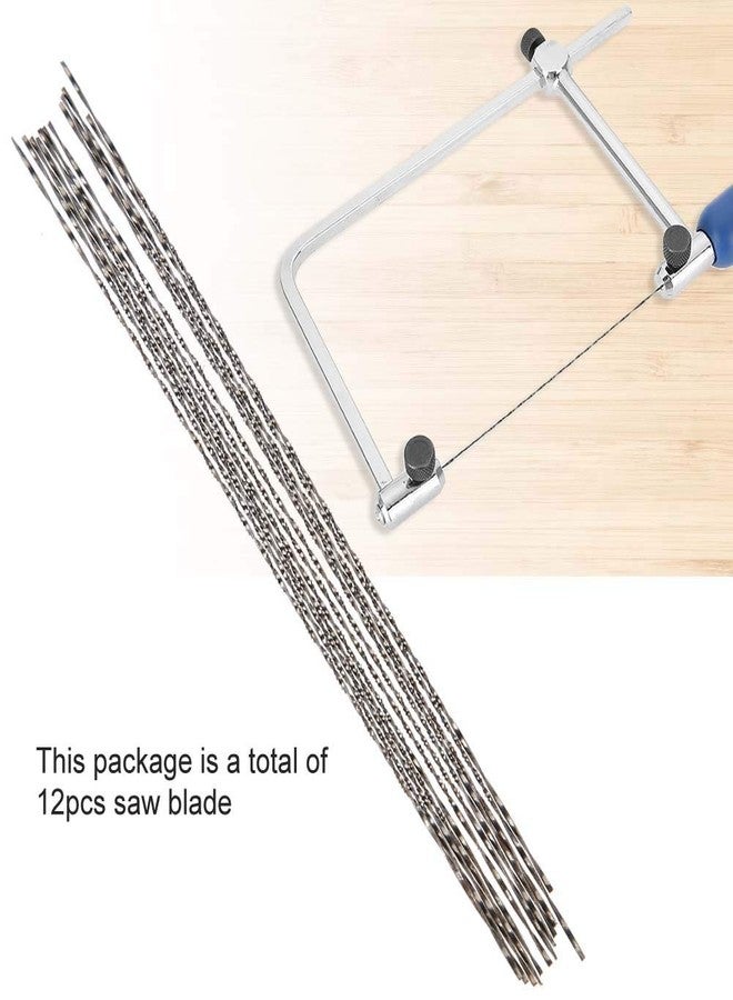 Semme 12 Pcs Scroll Saw Blades, Scroll Saws for Woodworking with Spiral Teeth for Wood Metal Plastic Cutting Sawing Carve (#7) - Image 5