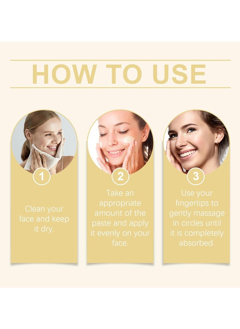 OUHOE - Beef Tallow Honey Balm - Beef Tallow for Skin with Beef Tallow and Honey, Moisturizing and Anti-Aging, Grass Fed Beef Tallow Face Cream - Image 1