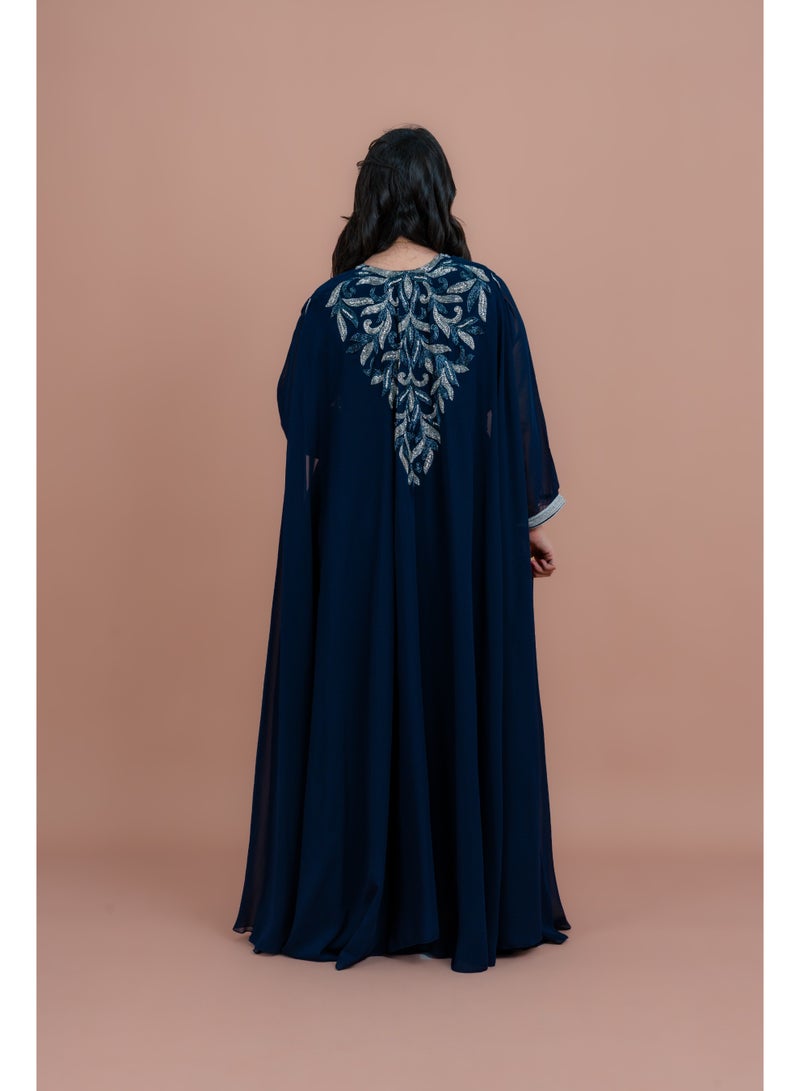 IKKXA Belted Elegant 2-Piece Kaftan - Image 2