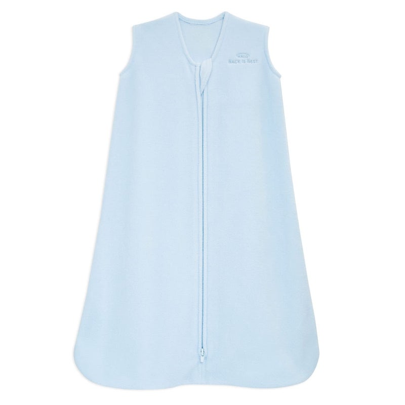 HALO Sleepsack Micro-Fleece Wearable Blanket, TOG 1.0, Baby Blue, X-Large - Image 1