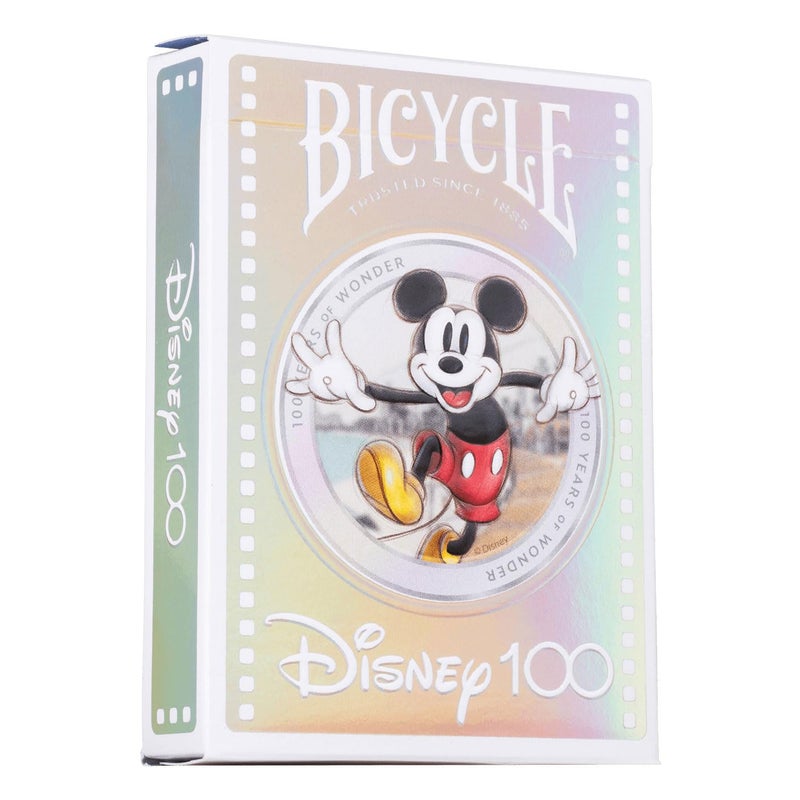 Bicycle Disney Limited Edition 100 Year Anniversary Playing Cards - Holographic Foil - Features 20+ Iconic Disney Characters - Image 1