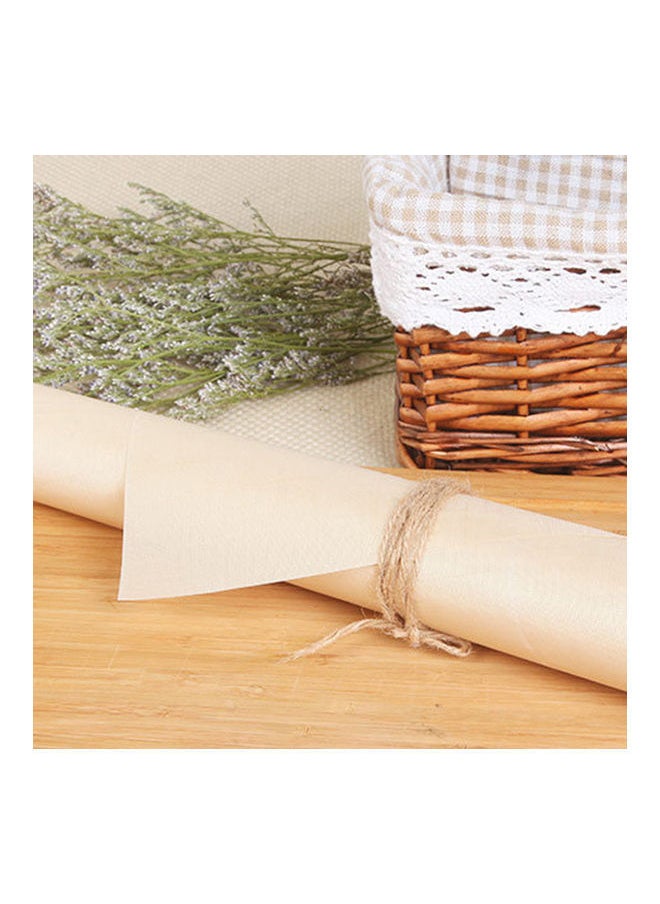 NIBEMINENT 50-Piece Non-Stick Baking Paper Mat White  - Image 4