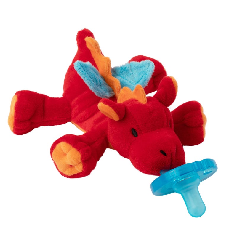 WubbaNub Infant Pacifier - Red Dragon - Image 1