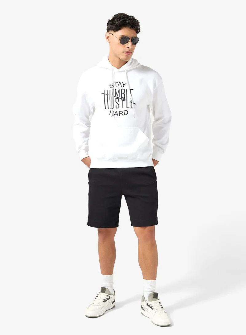 Seventy Five  Graphic Print Hoodie for Men | Best Price UAE