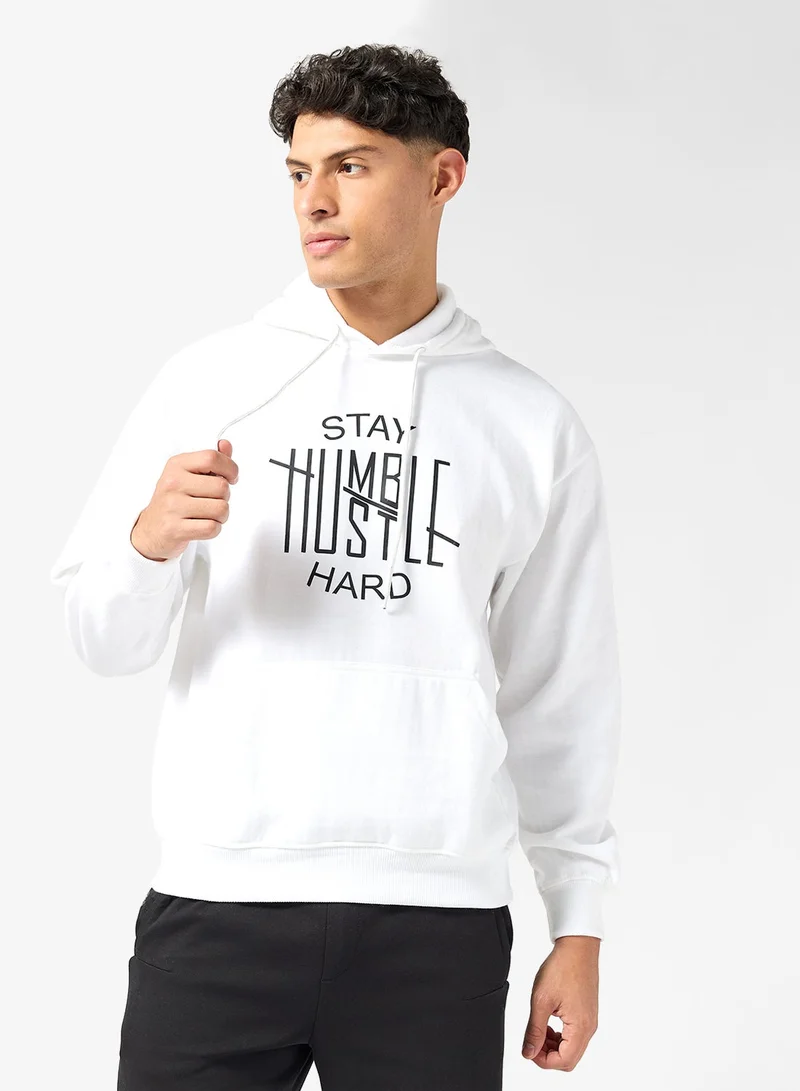 Graphic Print Hoodie