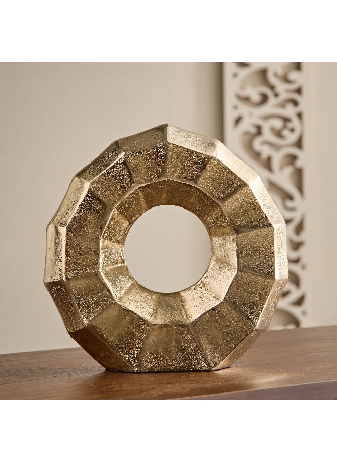 Home Box Arizona Aluminium Table Accent - 24.8x7x28 cm  - Image 1