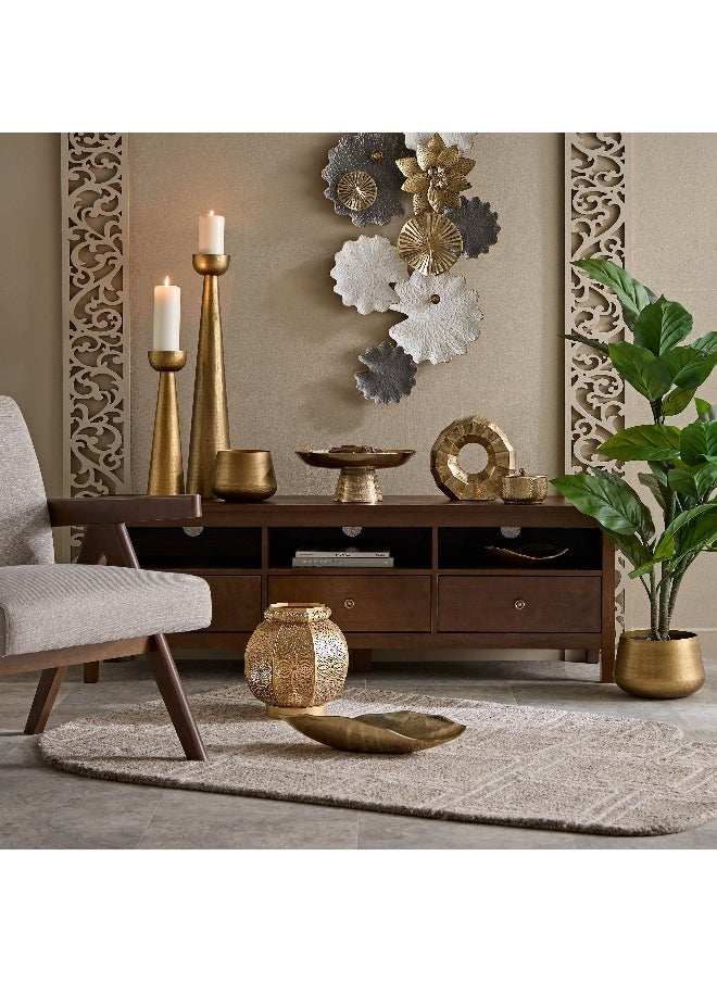 Home Box Arizona Aluminium Table Accent - 24.8x7x28 cm  - Image 4